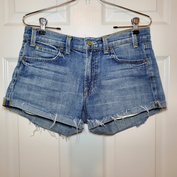 Vince Denim Cutoff Shorts Womens Casual Summer Sz 27 - Picture 1 of 9